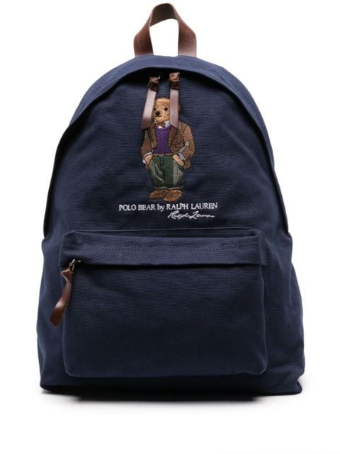 Polo Ralph Lauren Polo Bear-motif cotton backpack