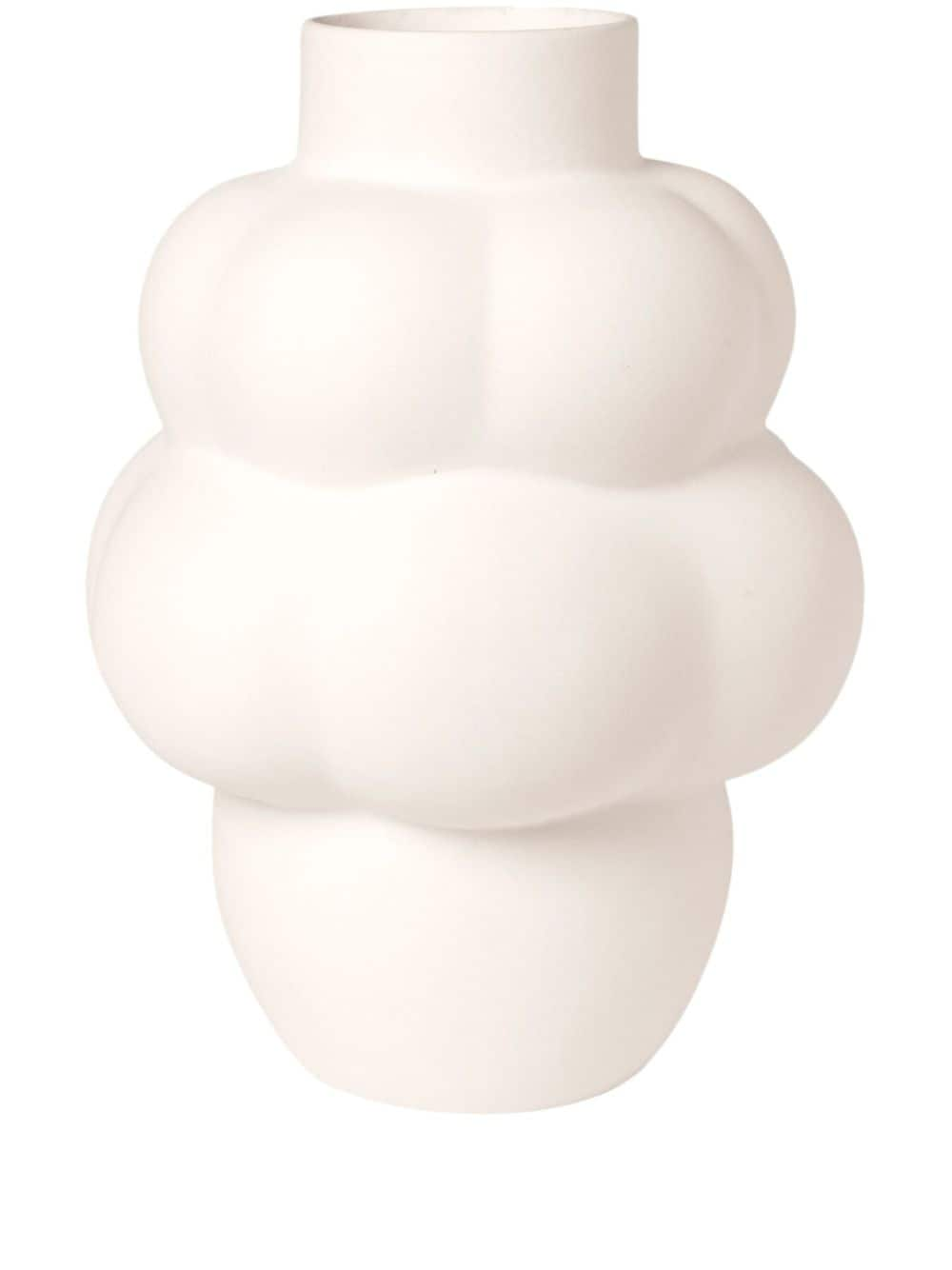 Louise Roe Balloon 04 Ceramic Petit Vase (22cm) In White