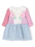 Stella McCartney Kids Unicorn-print cotton dress - White