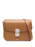 A.P.C. small Grace shoulder bag - Brown