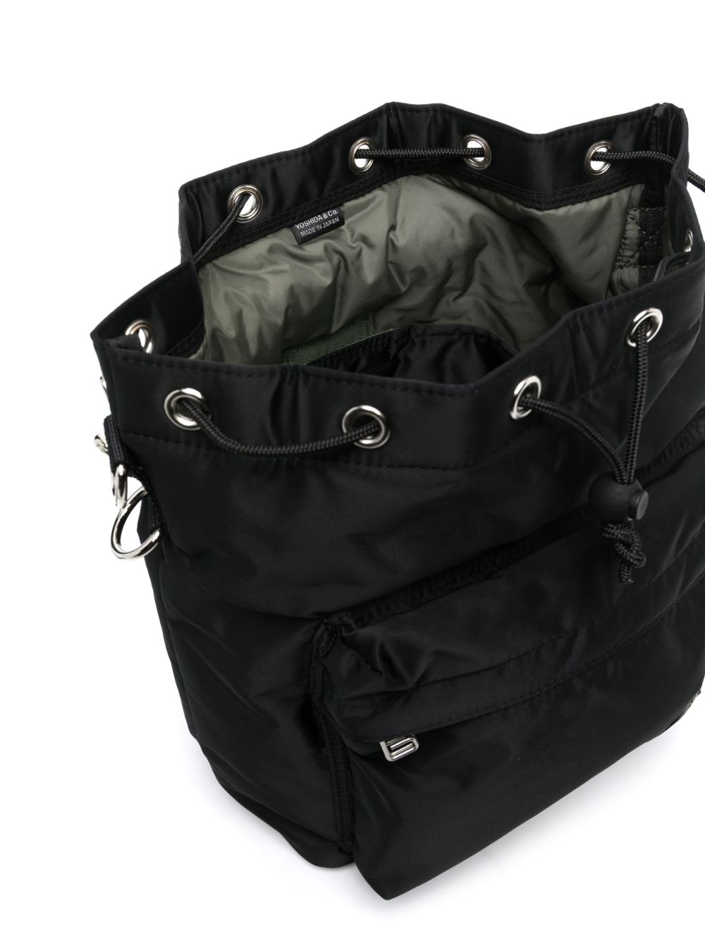 Shop Porter-yoshida & Co Balloon Logo-patch Tote Bag In Black