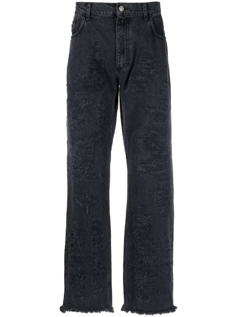 1017 ALYX 9SM straight-leg distressed-finish jeans