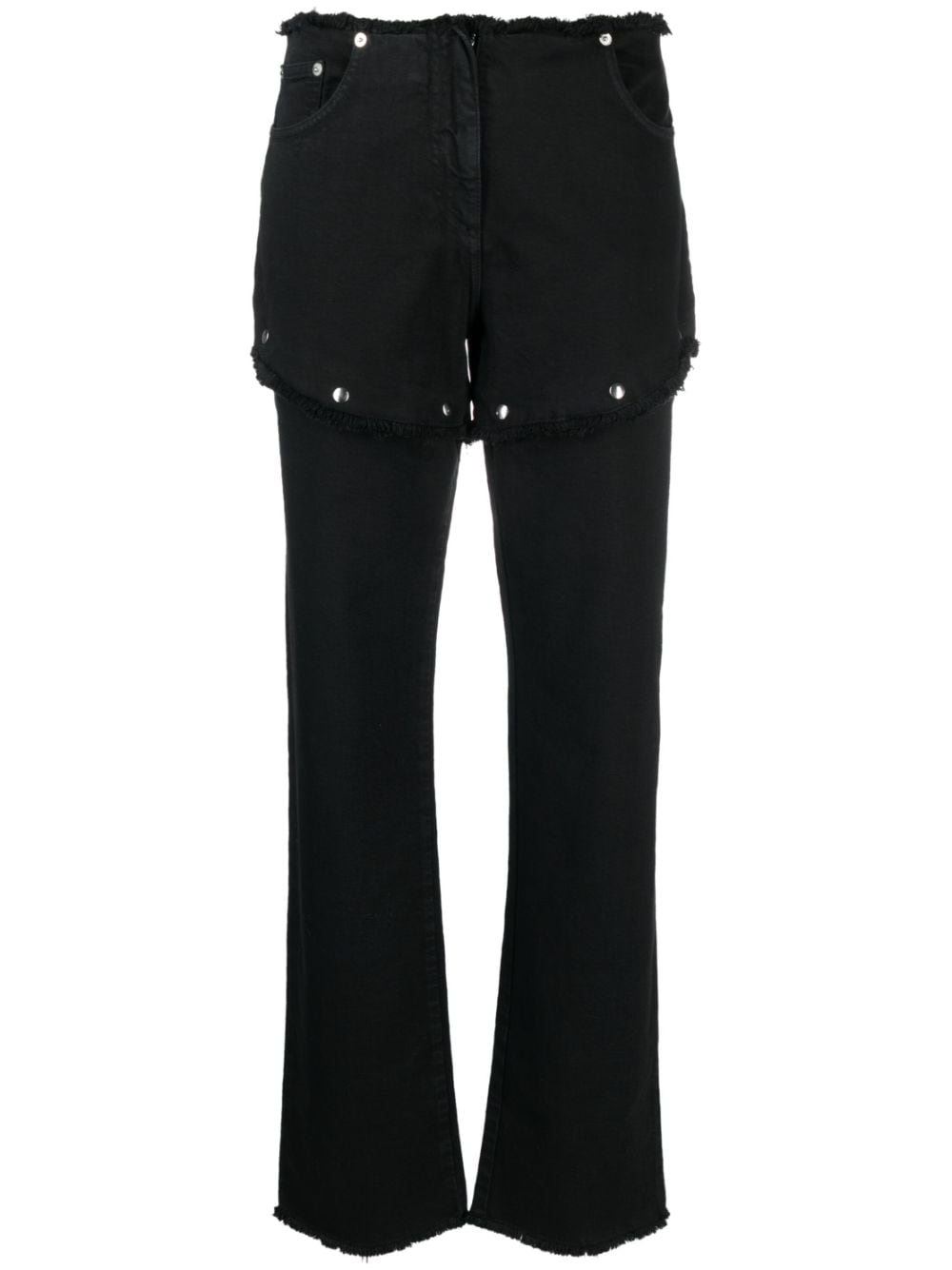 Alyx Short-overlay Trousers In Black