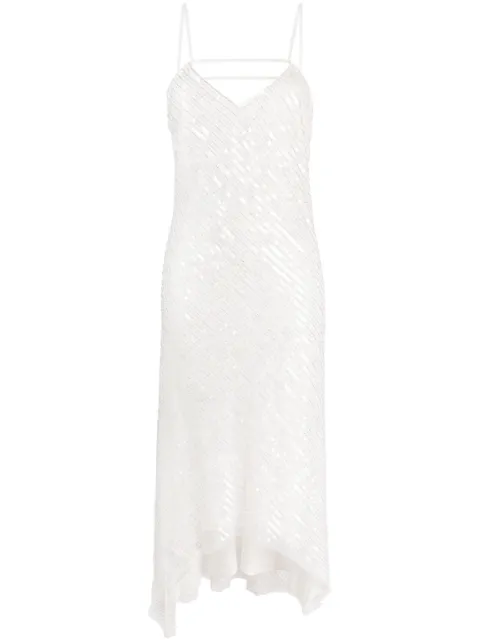 Patrizia Pepe sequin-embellished asymmetric dress