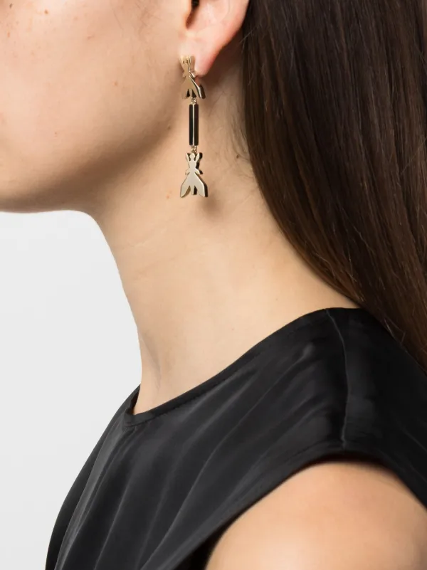 Patrizia Pepe Fly Drop Earrings Farfetch