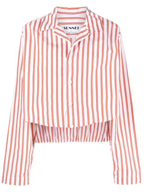 Sunnei pinstriped long-sleeve body