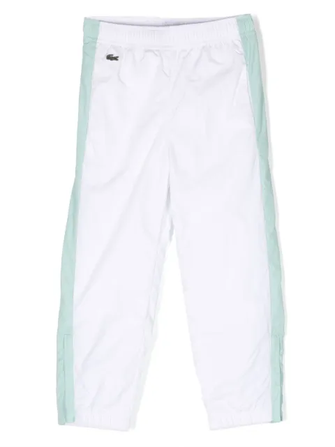 Lacoste Kids - logo-patch waterproof track pants