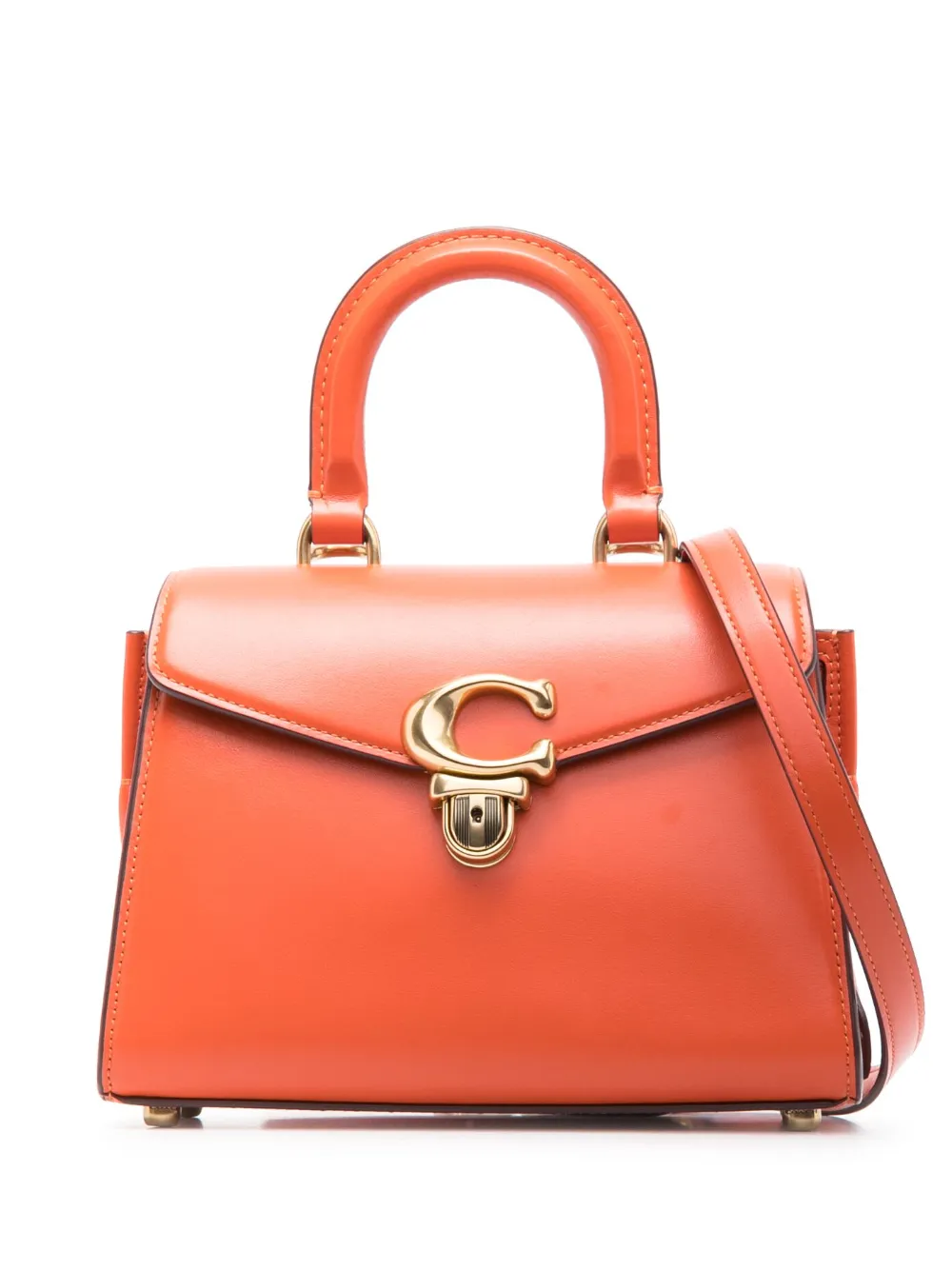 Coach Sammy logo-plaque leather tote bag