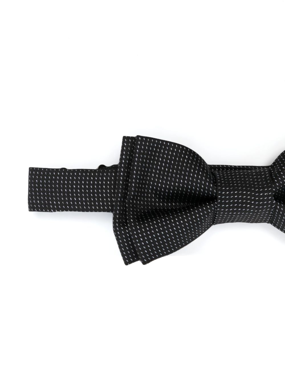 Shop Paul Smith Dot-print Bow Tie In Schwarz