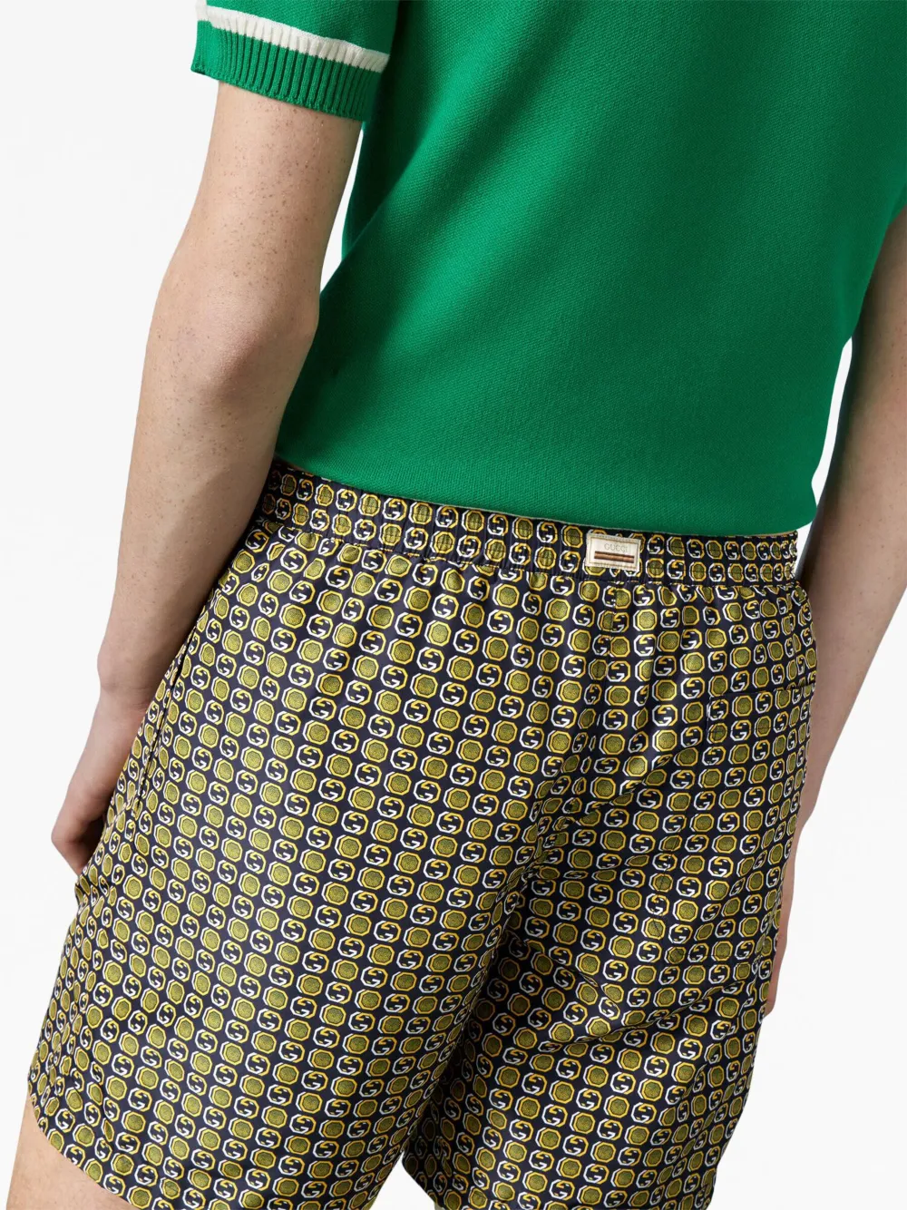 Gucci Interlocking G-print Swim Shorts - Farfetch