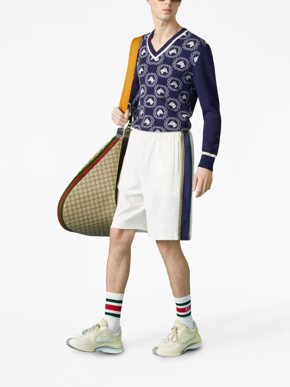 Gucci Web-striped Jersey Track Shorts - Farfetch