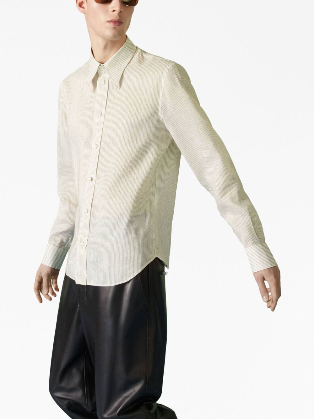 Gucci graphic-print Silk Shirt - 9130 Bianco