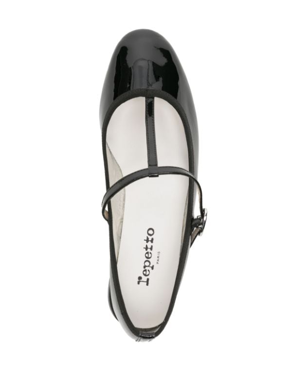 Repetto Flat Leather Ballerina Shoes - Farfetch