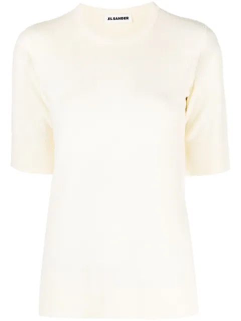Jil Sander round-neck knitted T-shirt