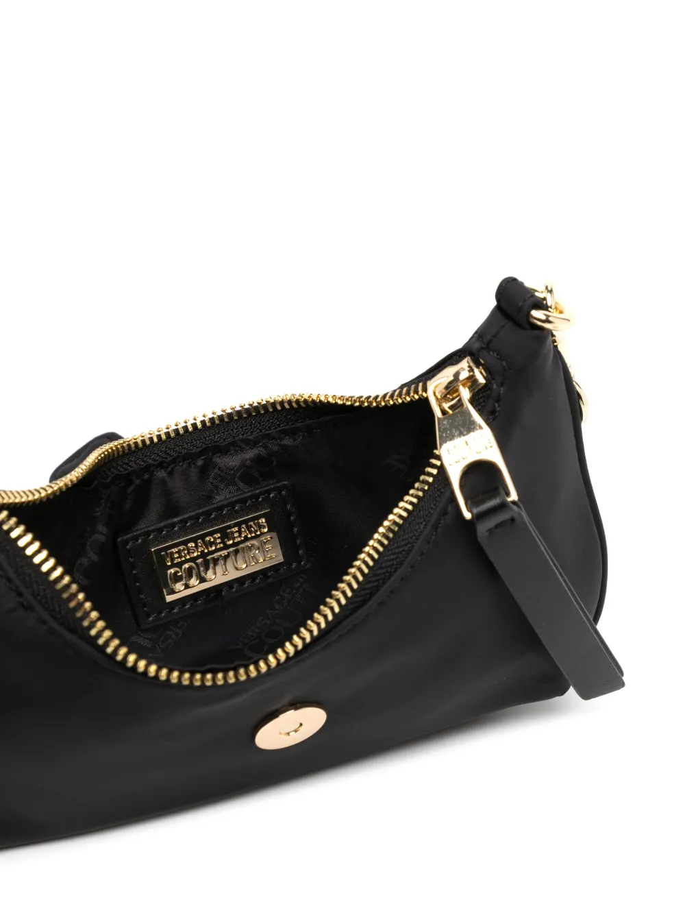 Versace Jeans Couture Logobuckle Shoulder Bag In Black ModeSens