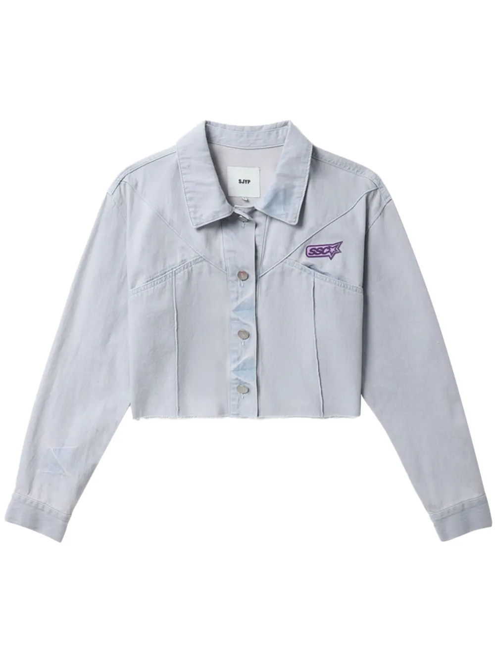SJYP logopatch Cotton Jacket Farfetch