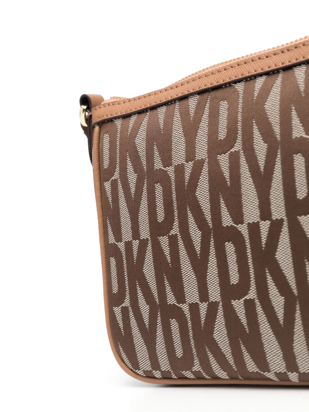 Dkny Monogramjacquard Crossbody Bag In Brown ModeSens