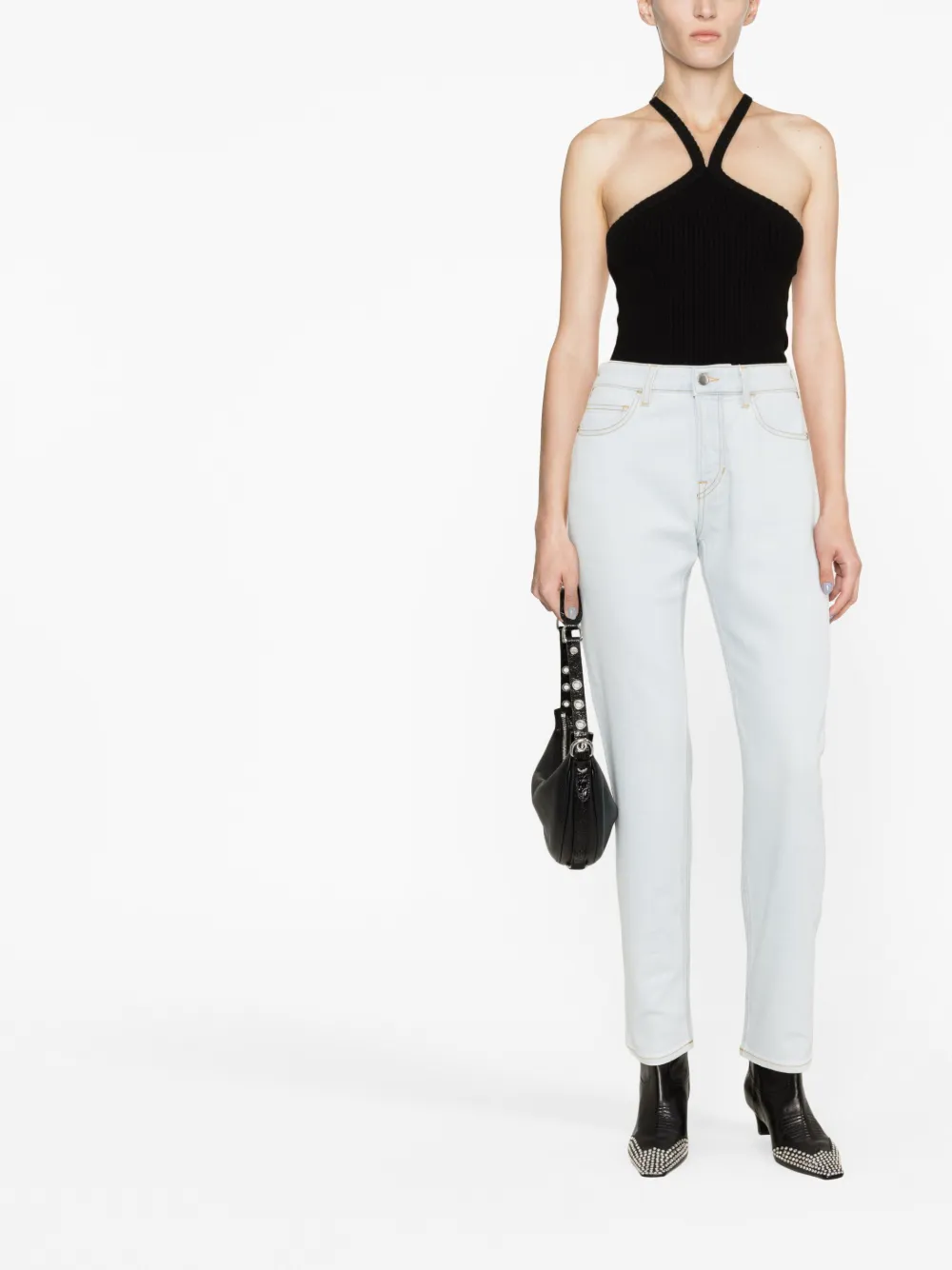 Emporio Armani straight-leg denim jeans - Blauw