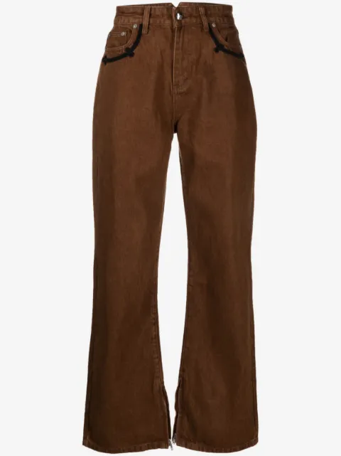 Youths In Balaclava high-rise straight-leg trousers