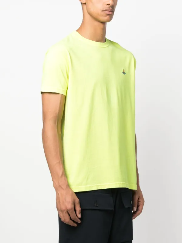Vivienne Westwood Orb Embroidered T-shirt | Yellow | FARFETCH