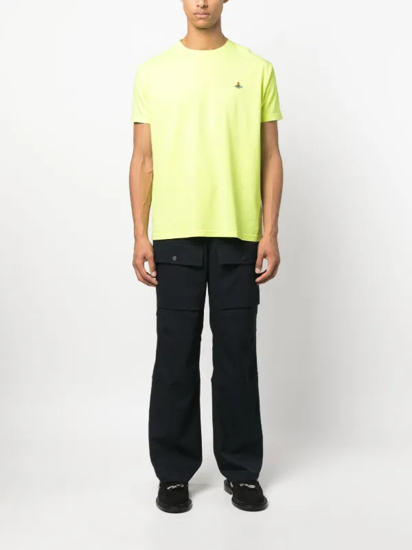 Vivienne Westwood Orb Embroidered T-shirt | Yellow | FARFETCH
