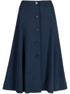 Front button circular skirt uniqlo sale