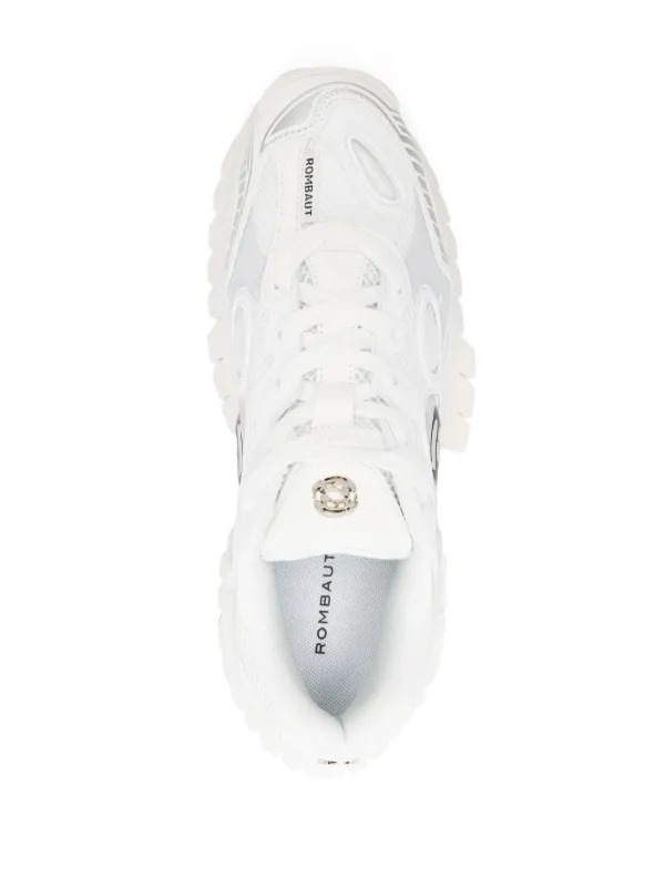 Rombaut ロンバート Nucleoプラットフォームスニーカー ホワイト Rombaut Nucleo Panelled Sneakers | White | FARFETCH