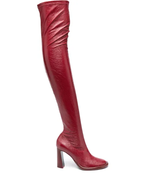 Patrizia Pepe 100mm thigh-high boots