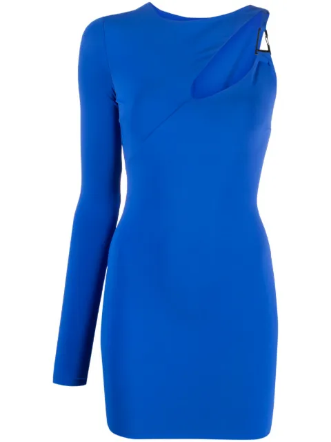 Patrizia Pepe cut-out detail jersey mini dress
