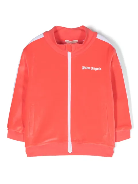 Palm Angels Kids logo-print zip-fastening jacket