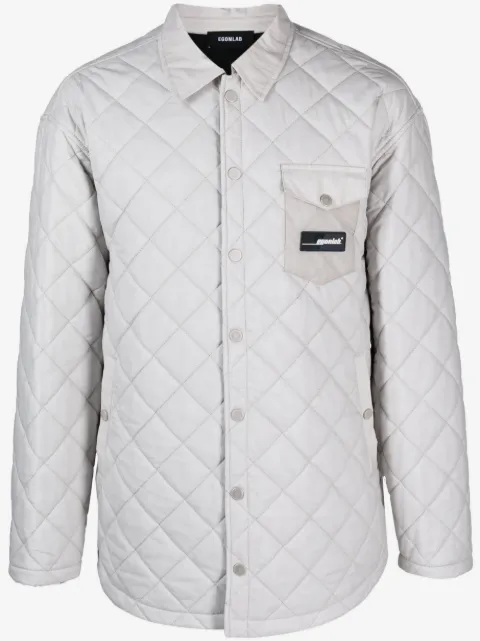 EGONlab. logo-patch quilted jacket