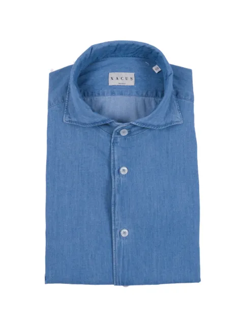 Xacus long-sleeve denim shirt