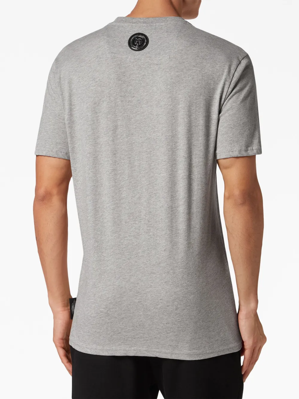 Plein Sport T-shirt met logo-reliëf Grijs