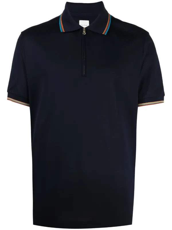 Paul Smith レインボーストライプ ポロシャツ | ブルー | FARFETCH JP
