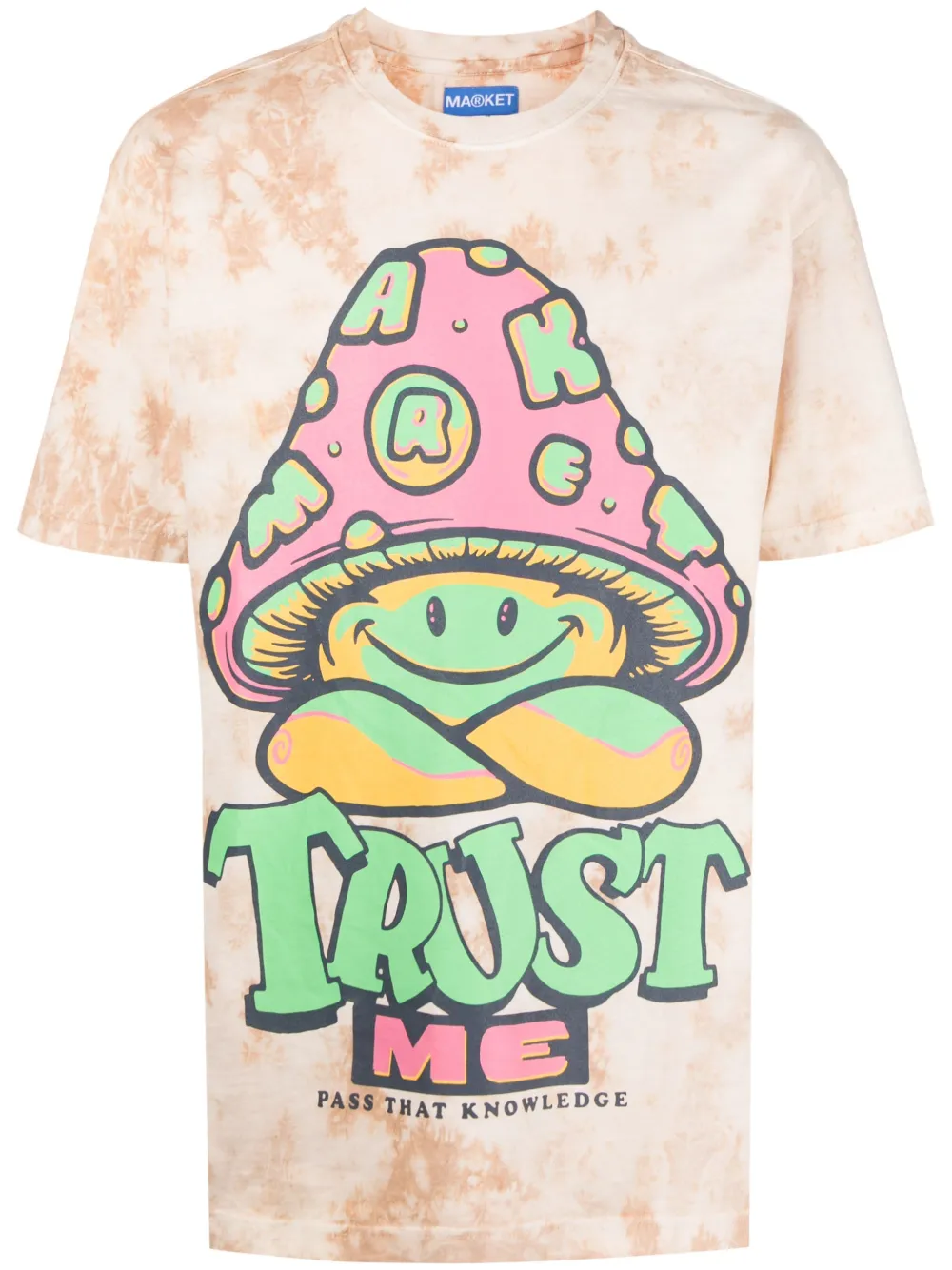 Market 399001378 Smiley Guide T-shirt In Beige