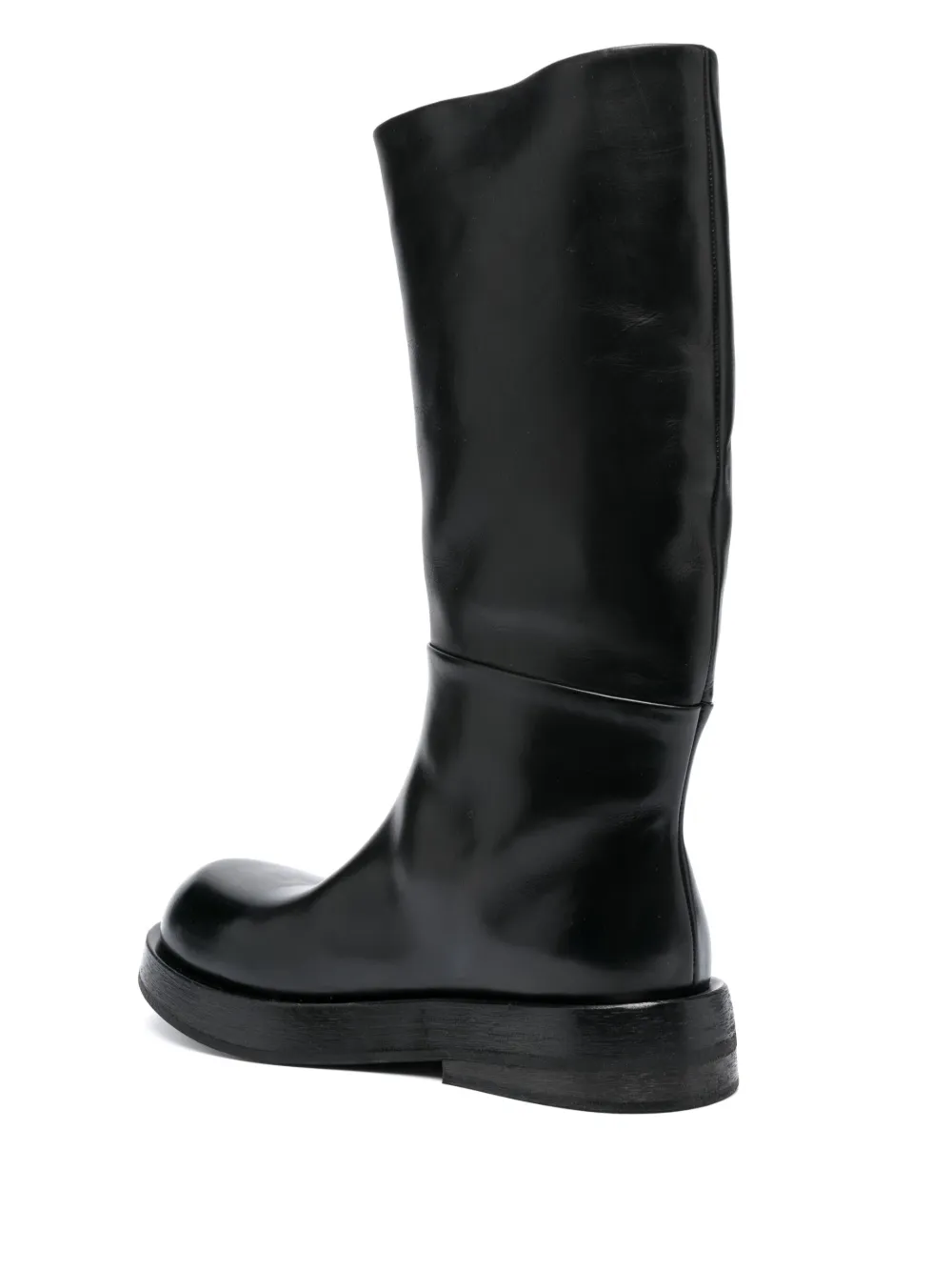 Marsèll Musona Leather Boots In Schwarz