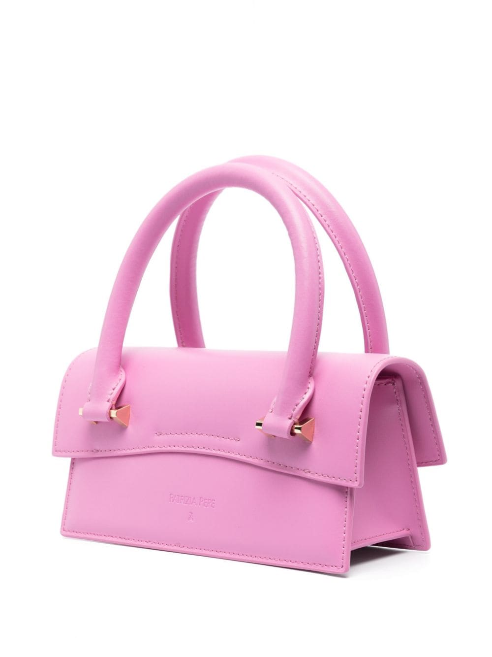 Shop Patrizia Pepe Fly Bamby Leather Bag In Pink