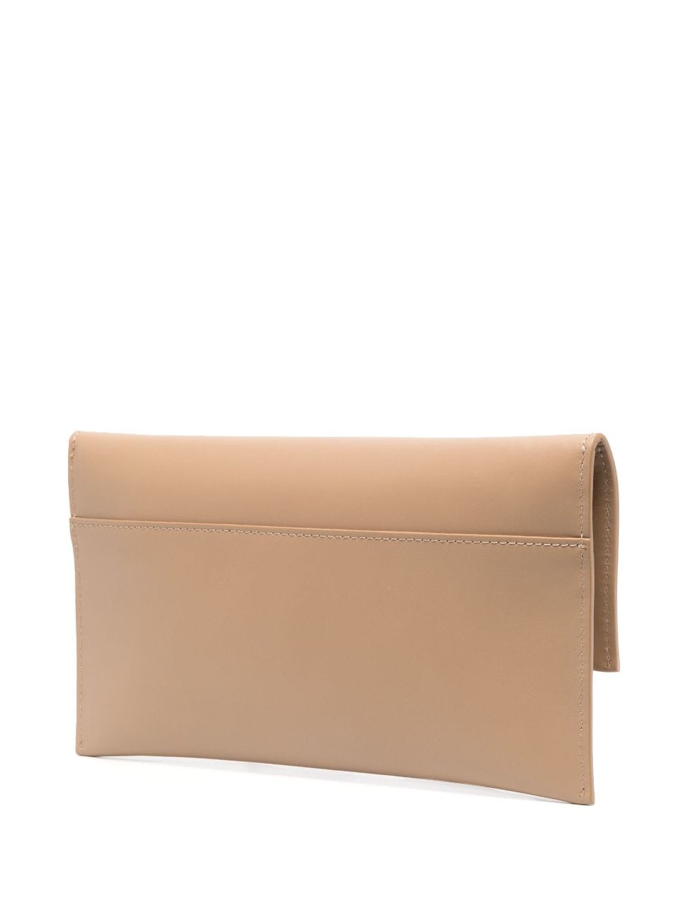 Shop Patrizia Pepe Fly Ceremony Smooth-finish Leather Bag In Neutrals
