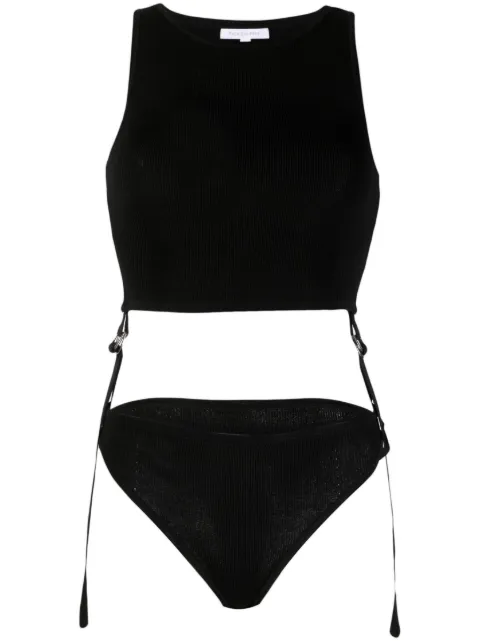 Patrizia Pepe ribbed-knit sleeveless bodysuit 