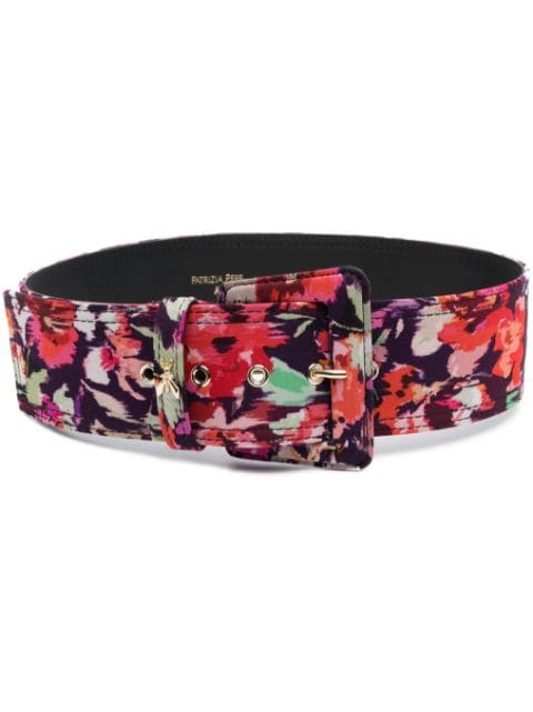 Patrizia Pepe floral-print fabric belt