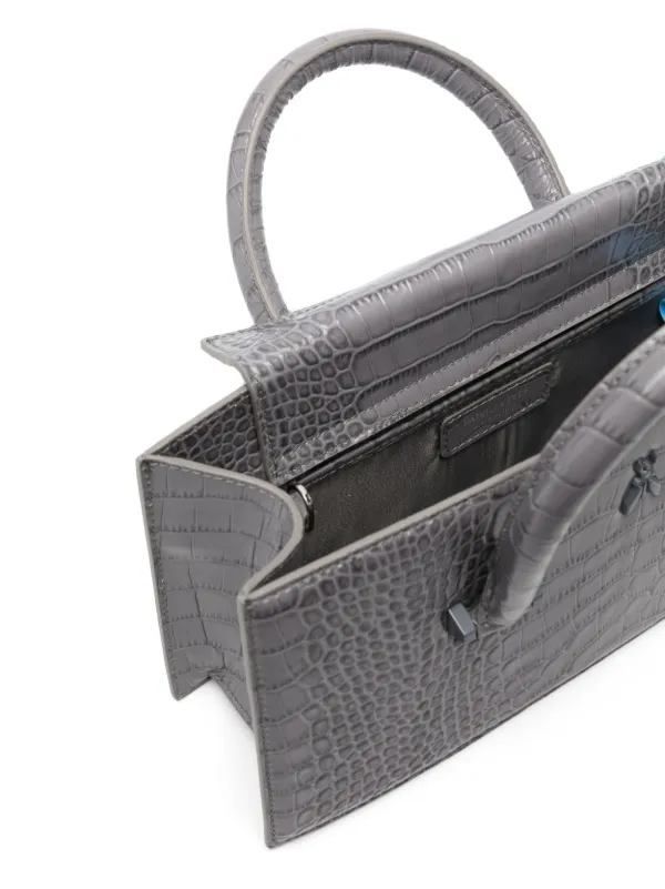 Grey hot sale croc bag