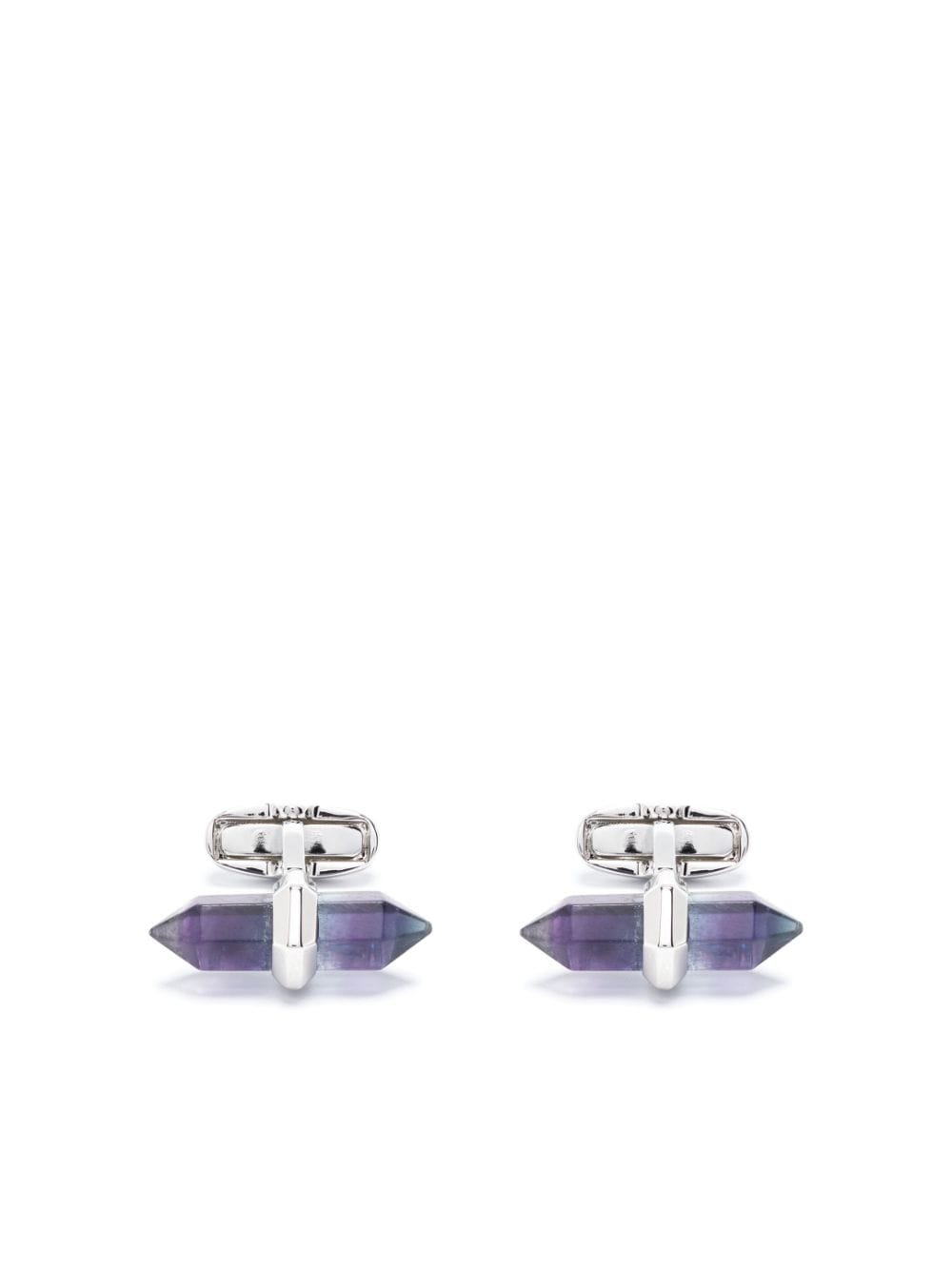 Prada logo-print Sterling Silver Cufflinks - Farfetch