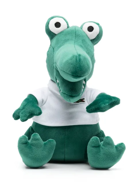 Lacoste Kids logo-patch crocodile plush toy