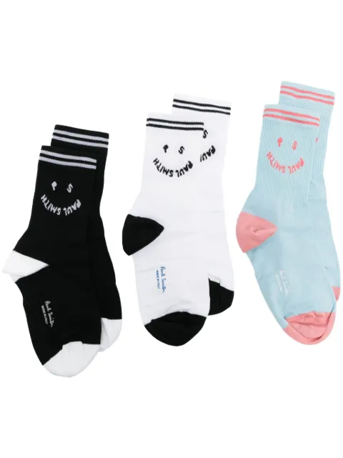 Paul Smith - intarsia-knit socks (pack of three)