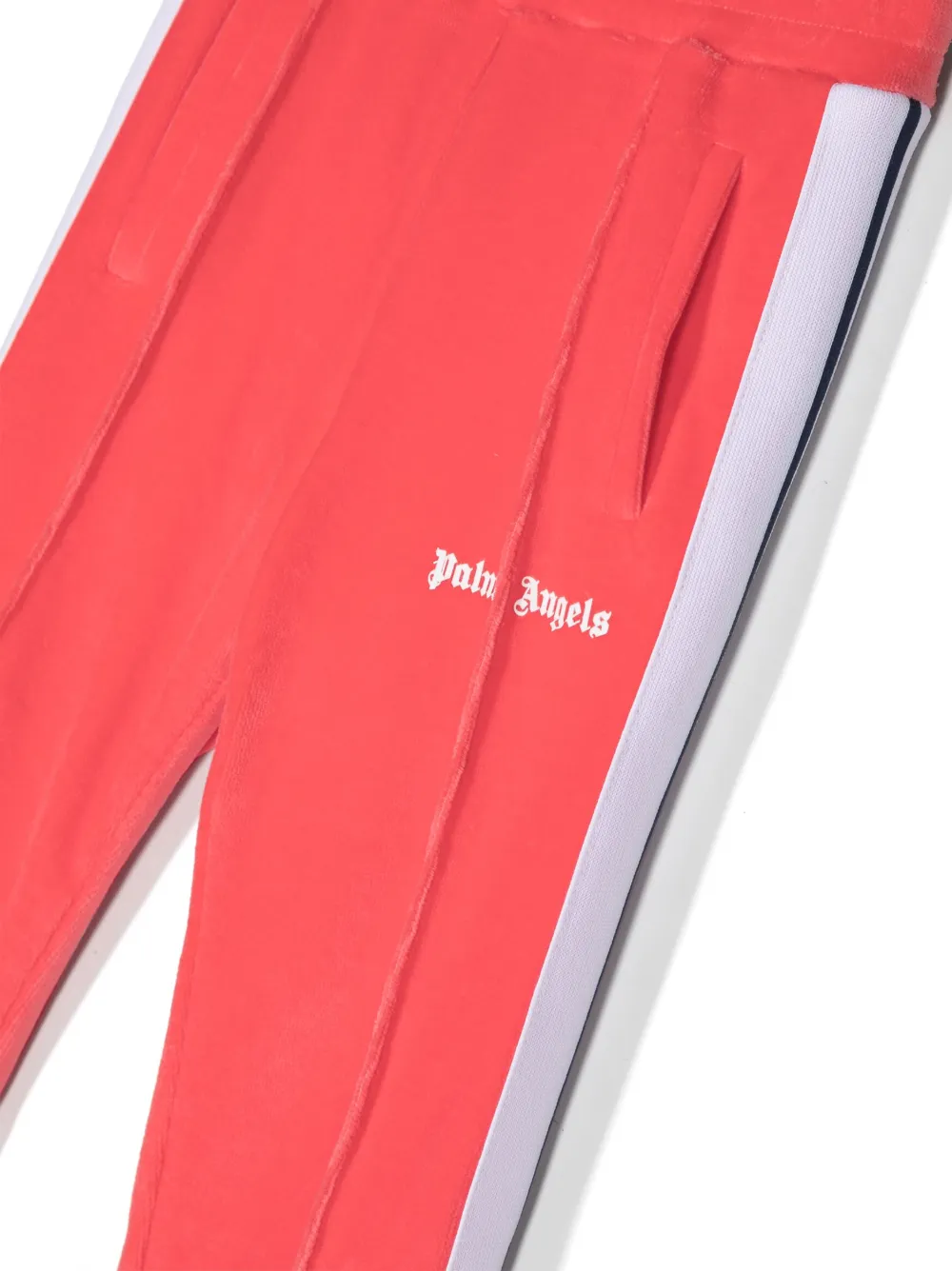 Palm Angels Logo-print Track Pants In Orange