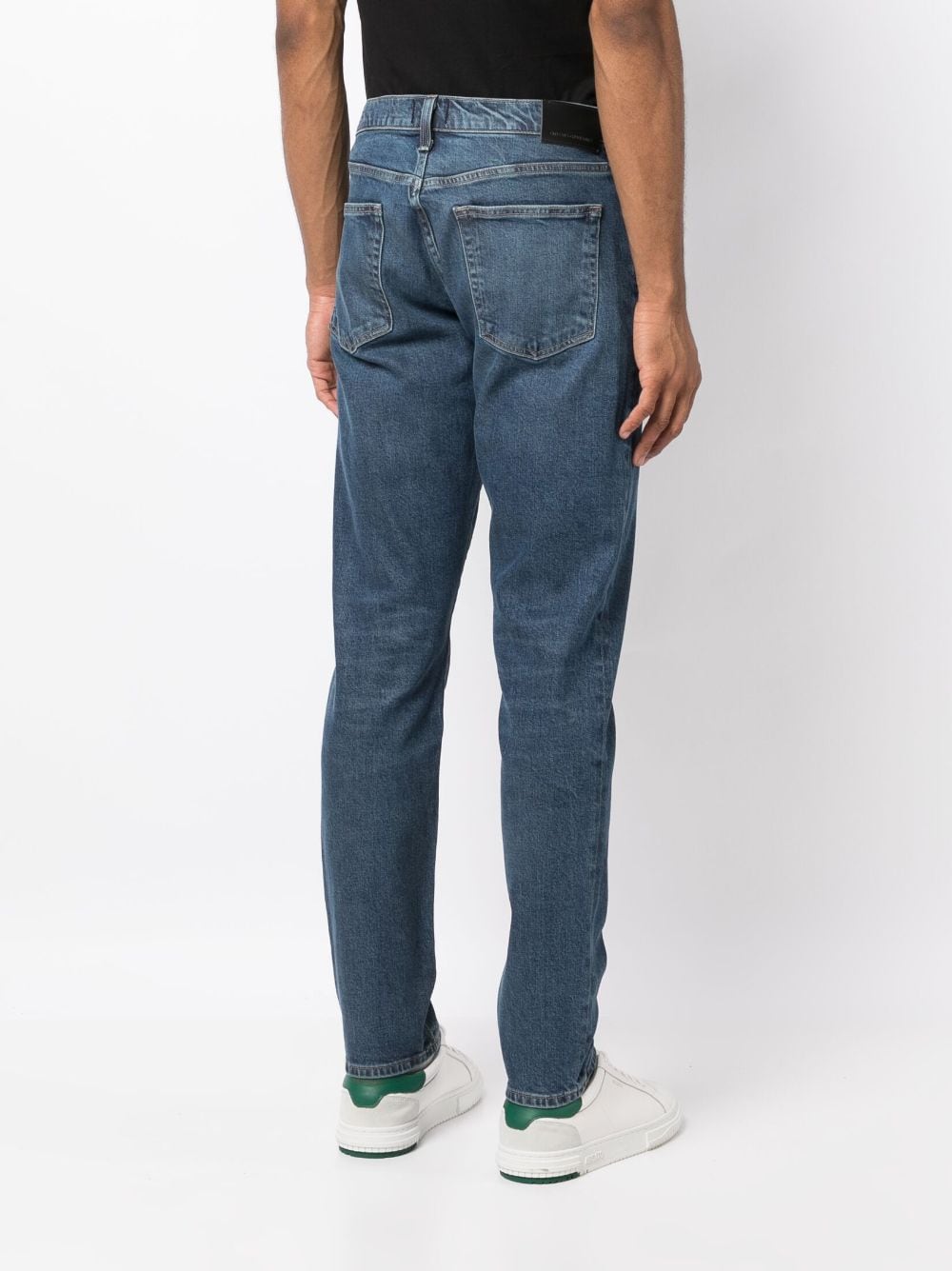 Shop Citizens Of Humanity Denim Straight-leg Trousers In Blue