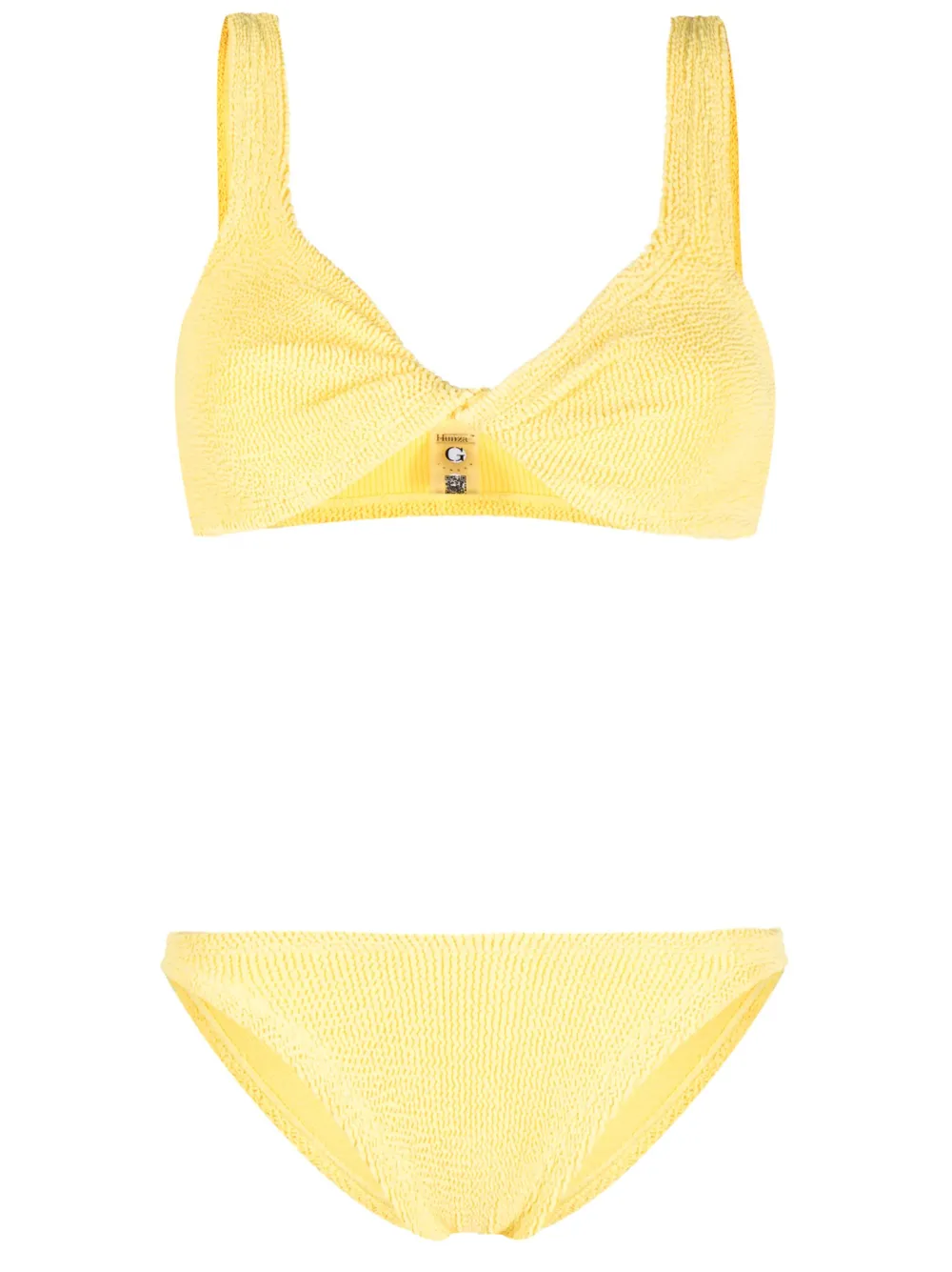 Hunza G Juno crinkle bikini set
