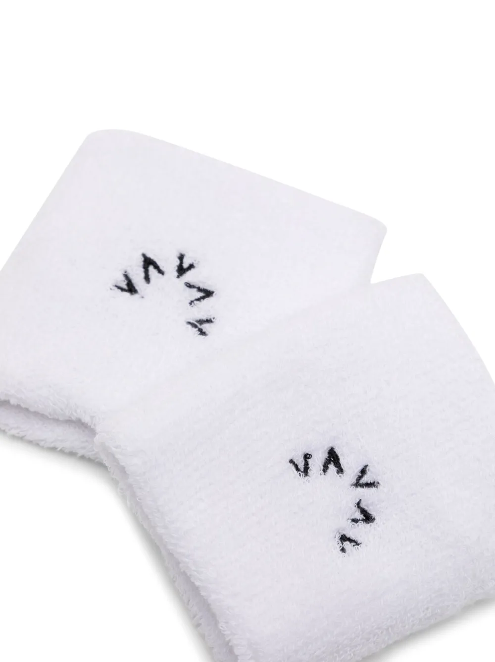 Varley embroideredlogo terrycloth Wristbands Farfetch