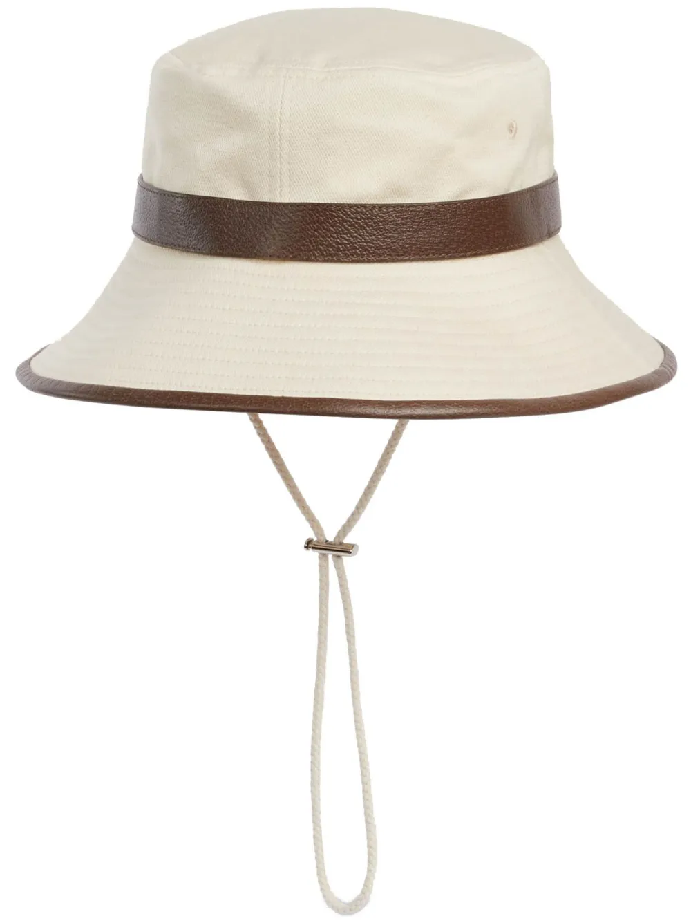 Gucci chinstrap Cotton Bucket Hat Farfetch