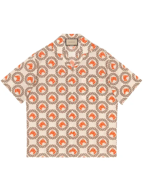 Gucci Camicia con stampa 